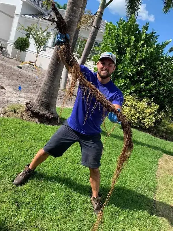 Hydro jetting a sewer line in Southwest Florida